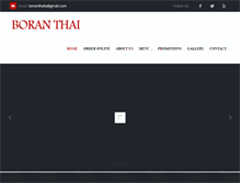Tablet Screenshot of boranthai.com
